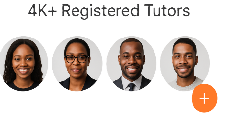 Registered Tutors with profile pictures